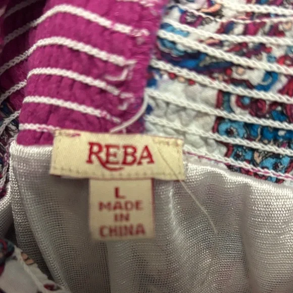 Reba Mesmerized by Morocco Patchwork Maxi Skirt Size Large - Picture 3 of 7